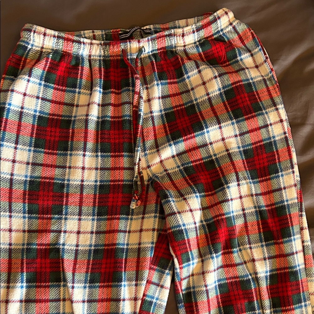 Nautical flannel PJ pants